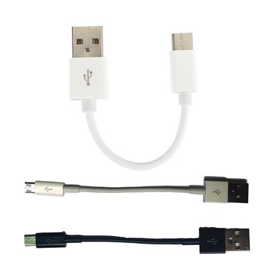 Type C Micro USB Cable 10cm Short Fast Charging For Phone USB Data Cord