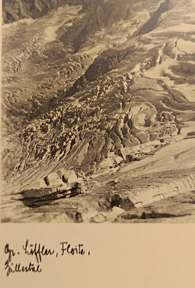 Germany postcard 1942,Floitenkees 2240m,Hans Hruschka Foto#3,official stamp,RARE - Image 4 of 4