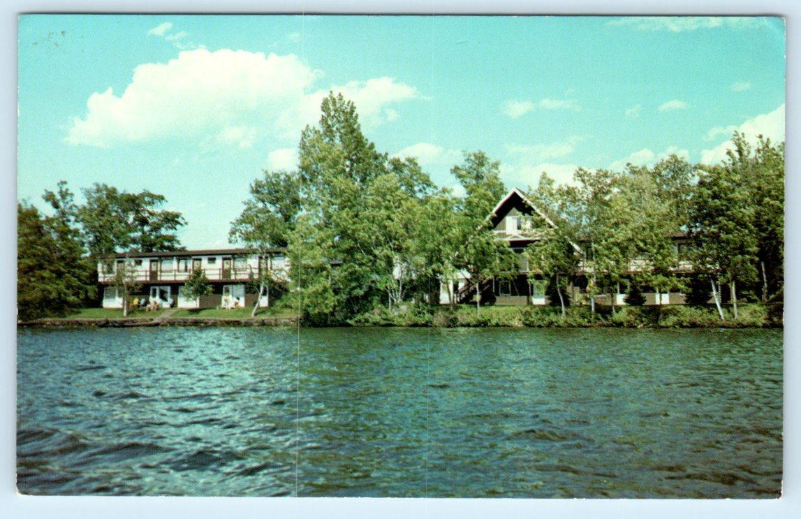 RICE LAKE, Wisconsin WI Currier's LAKE AIRE MOTEL Roadside 1960s70s Postcard eBay