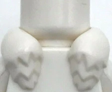 Lego New Minifigure White Collar Fur Long Piece