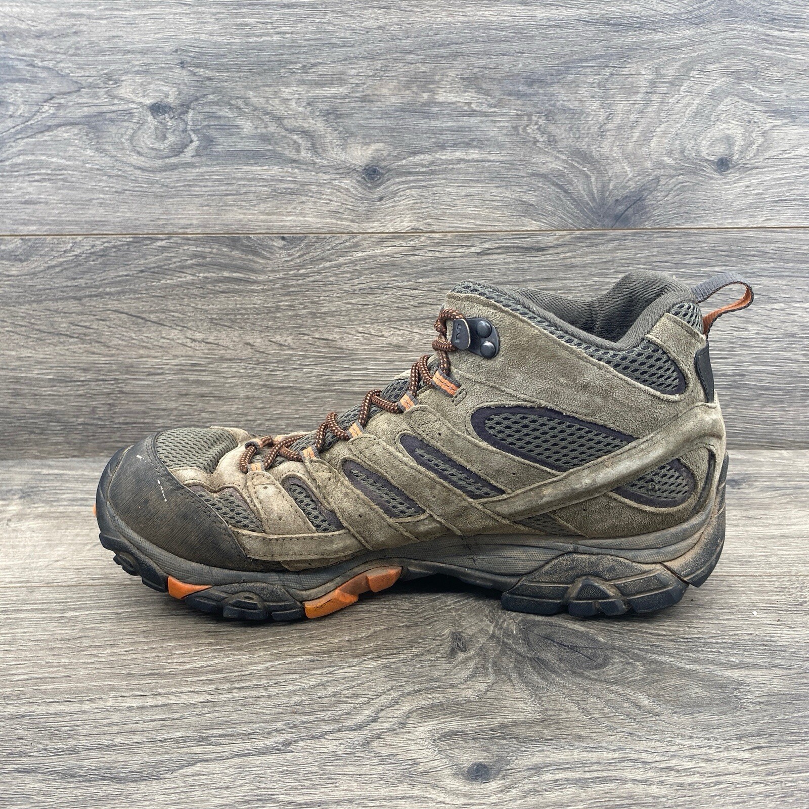 Merrell Uomo Moab Scarpe da Escursionismo Stivali Taglia 10 5 Marrone