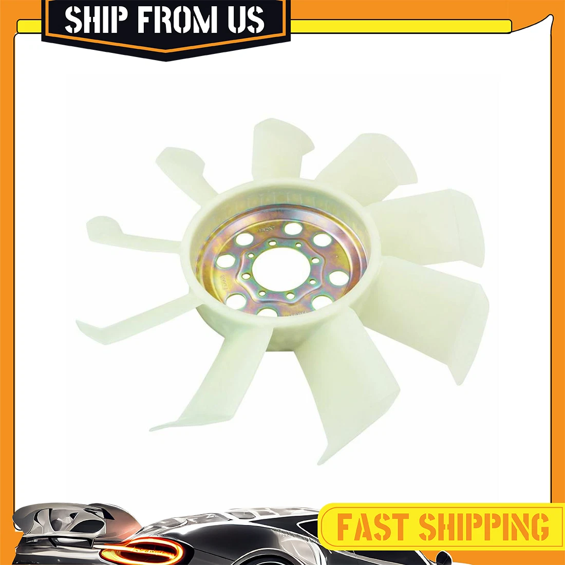 Hoja De Ventilador De Radiador Para Ford Ranger/Explorer/Aerostar - Nuevo, Modelo FO3112102 F3TZ8600B