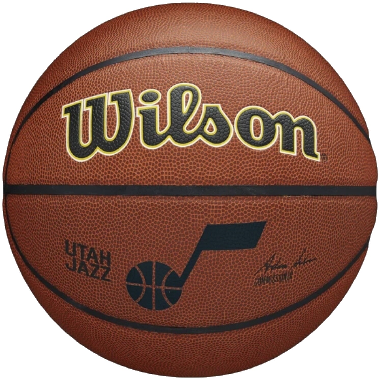 Баскетбольный мяч унисекс, Wilson NBA Team Alliance Utah Jazz Ball, Braun