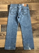VTG 90's Levi  s 501 Button Fly Straight Leg Jeans Men  s 36x29  543 