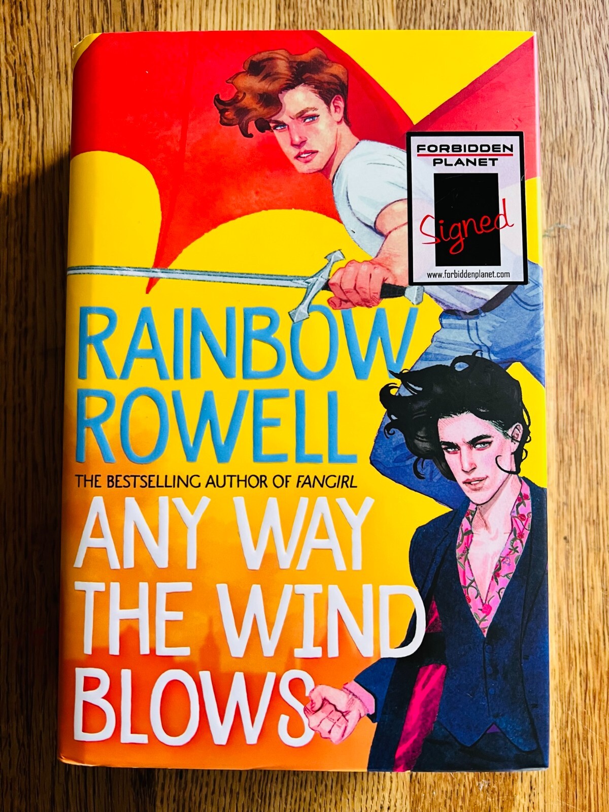 ANY WAY THE WIND BLOWS by RAINBOW ROWELL - signed by the author (SB1955)
