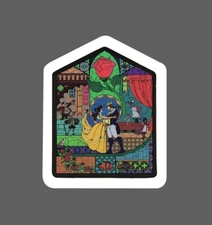 Princess Sticker Stained Glass Waterproof Fantasy Movie Book Film Gift NEW