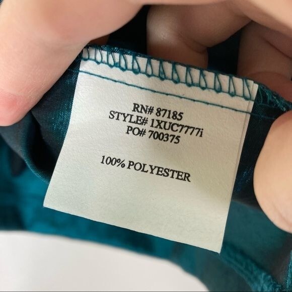 Ruby Rox Teal Sequin Strapless Homecoming Dress 9 - image 4