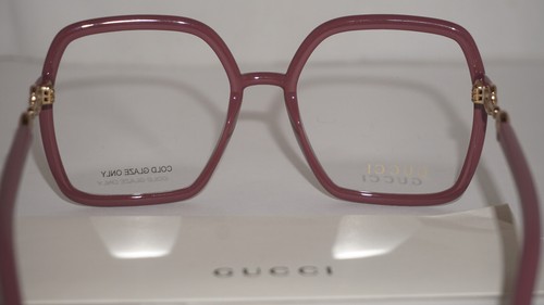 GUCCI Eyeglasses New Square Large Pink GG0890O 003 55 19 140 - Picture 8 of 8