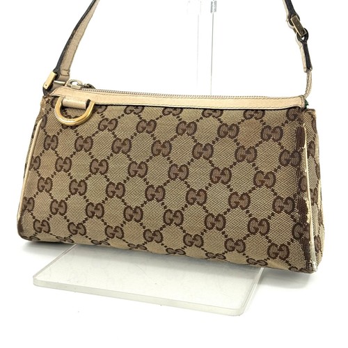 GUCCI Accessory Pouch Hand Bag GG Canvas 145750 Authentic - Picture 20 of 24