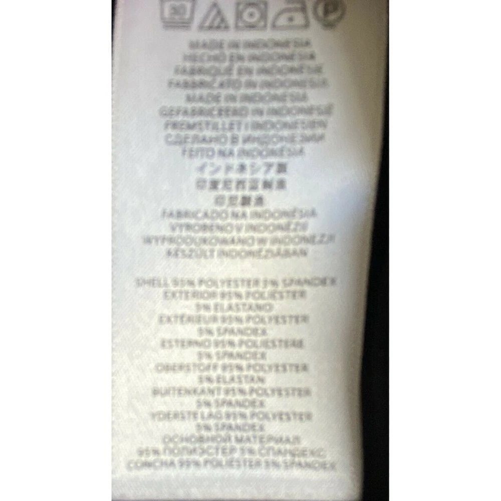 Abito donna Michael Kors nero e rosso manica corta taglia 12