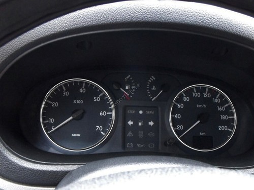 Fits: Renault Kangoo 2003-2008 Poliertes Aluminium Tachoringe Tacho Ringe x2 - Picture 7 of 10