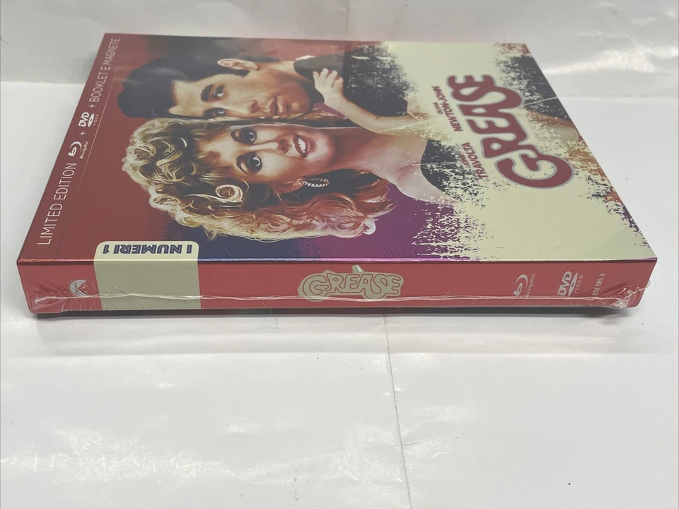 GREASE (1978) blu ray + dvd + booklet magnete- edizione limitata numerata-nuovo - Immagine 3 di 4