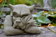 Bert the Big Head Gargoyle Stone Garden Ornament