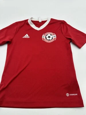 La Cantera Soccer Academy Adidas Jersey Youth Boy Small Graphic Print.#16528 - Image 1 of 4