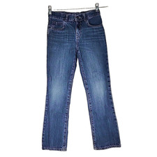 Children's Place Boy's Bootcut Jeans Size 10 Medium Wash Blue Denim 24x24