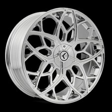 Kraze Wheels KR184 RICOCHET 22x8.5 5x115/120 38mm Chrome; KR184-22818C38