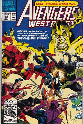 AVENGERS WEST COAST Vol. 2 #86 September 1992 MARVEL Comics - Manipulator - Bild 1 von 2