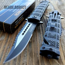 8.5" TAC FORCE TACTICAL SPRING OPEN ASSISTED FOLDING POCKET KNIFE SURVIVAL BLADE