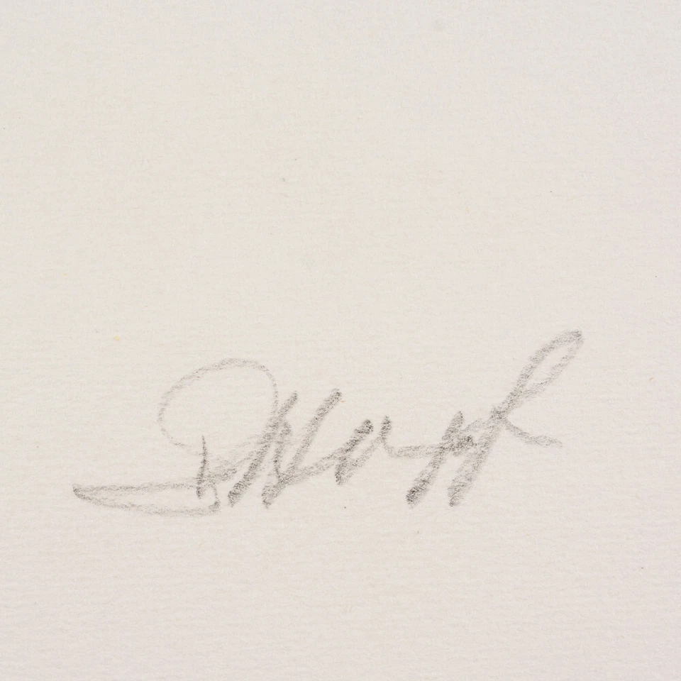 Eduard Hopf: Lithografie-handsigniert-Porträt »Johannes Böse« Griffelkunst - Bild 2 von 4