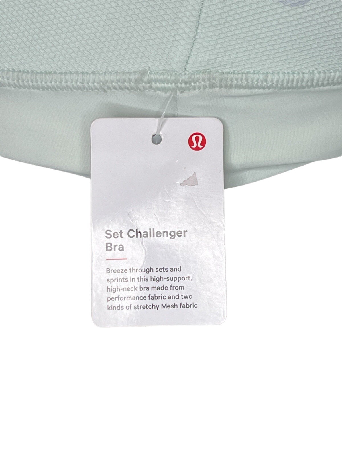 Women's Lululemon Set Challenger Bra Size 2 Island Mist