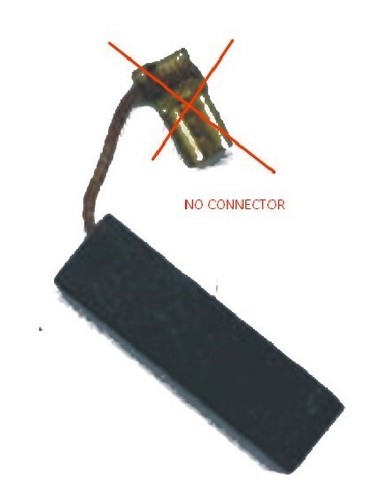 2 cepillos de carbono para Hoover CH30000 y motor Ametek 122244-00 - Imagen 3 de 5