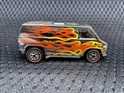 1976 Hot Wheels Redline Super Van Chrome Black Plastic Base