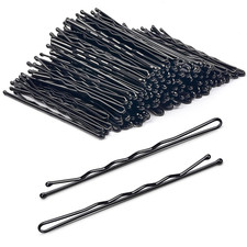 MORGLES 120PCS Jumbo Bobby Hair Pins for Women Girl, Large Black Bobby Pins 2.75