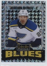 2024-25 O-Pee-Chee Platinum Retro Houndstooth 7/15 Jordan Kyrou #R53 16fy