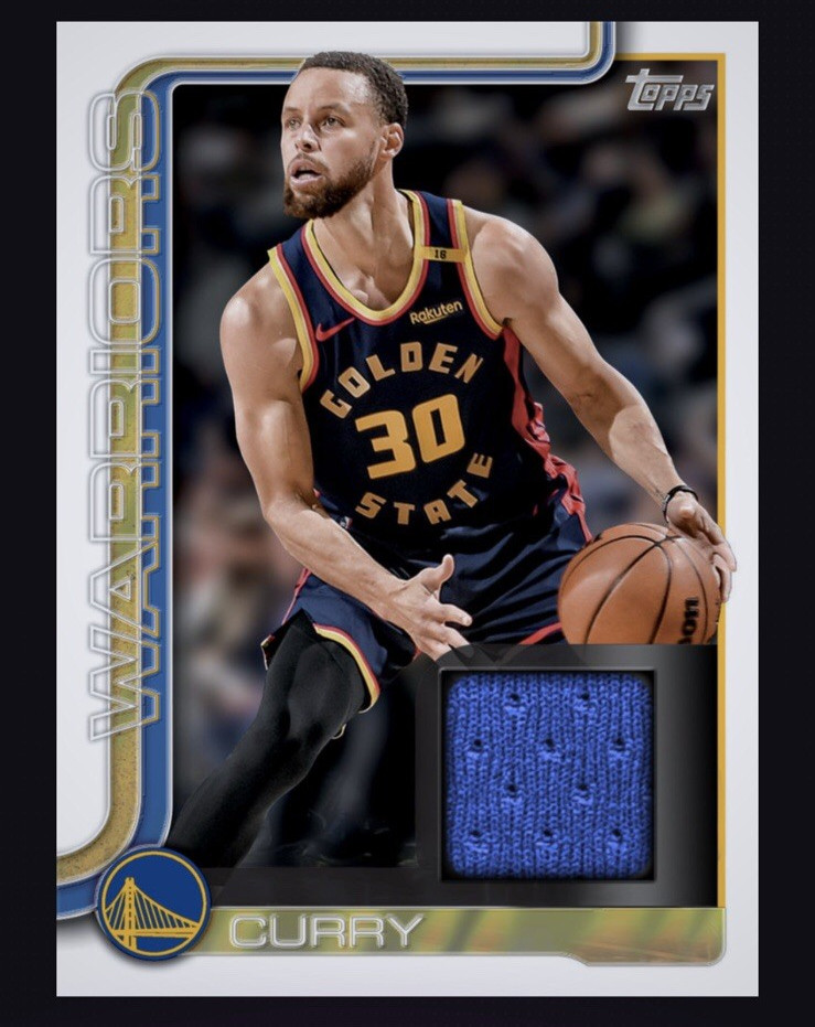 2025-26 Topps NBA Flagship Real One Relic - STEPHEN CURRY (TOPPS NBA DigitaICard