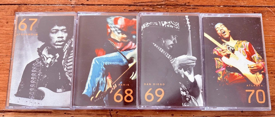 Jimi Hendrix Stages 4 Cassette Tapes Live Box Set 67 68 69 70 Like New 1991 - Image 3 of 4