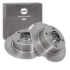 2x ABS BREMSSCHEIBEN 278mm VOLL VORNE passend für VW 1500,1600 KAEFER KARMANN | 
