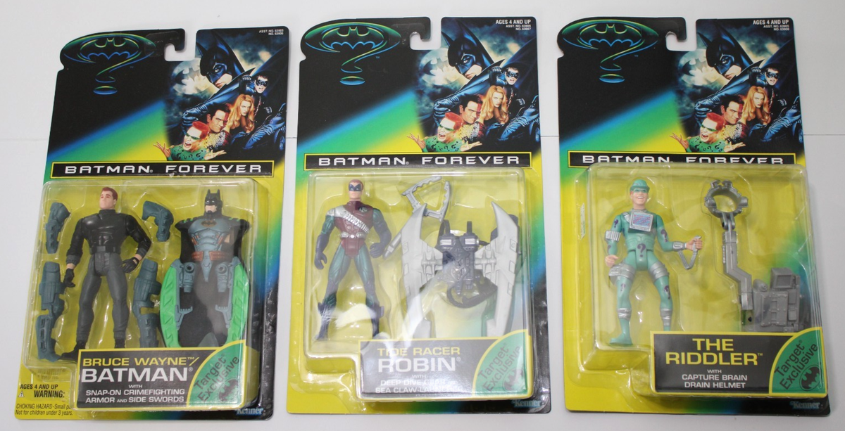 Kenner Batman Forever フィギュア 大量セット 1995 Lot of 3 Kenner Batman Forever Movie Action Figures Target