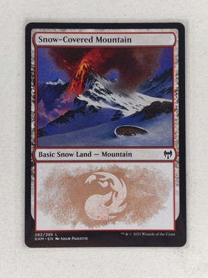 #ad Snow Covered Mountain 282 Kaldheim KHM MTG Magic the Gathering NM $2.09