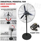680mm Industrial Pedestal Fan High Velocity Metal Oscillating Pedestal Fan AU