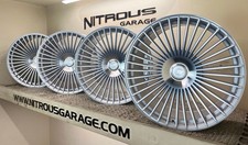 22 Silver Staggered Concave Rf35 Wheels Fits Jaguar Xj Xj8 Xjl Sedan 2009-2019 22 Silver Staggered Concave Rf35 Wheels Fits Jaguar Xj Xj8 Xjl Sedan 2009-2019