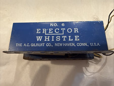No. 6 ERECTOR WHISTLE A.C. Gilbert New Haven Connecticut USA Train Tugboat