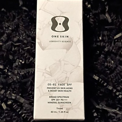 One Skin OS-01 Face Mineral Sunscreen SPF 30+ Tinted Broad Spectrum 40mL