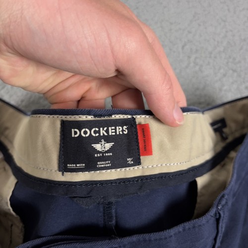 LOT OF 3 Dockers Pants Mens 40x30 Straight Chino Smart 360 Knit Flex Tech Preppy - Picture 7 of 21