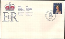 Canada #704 FDC, Silver Jubilee, 1977