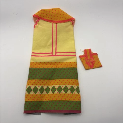 Vintage 1965 Color Magic Designer Barbie Francie SEW FREE Dress Polka Dot Fling