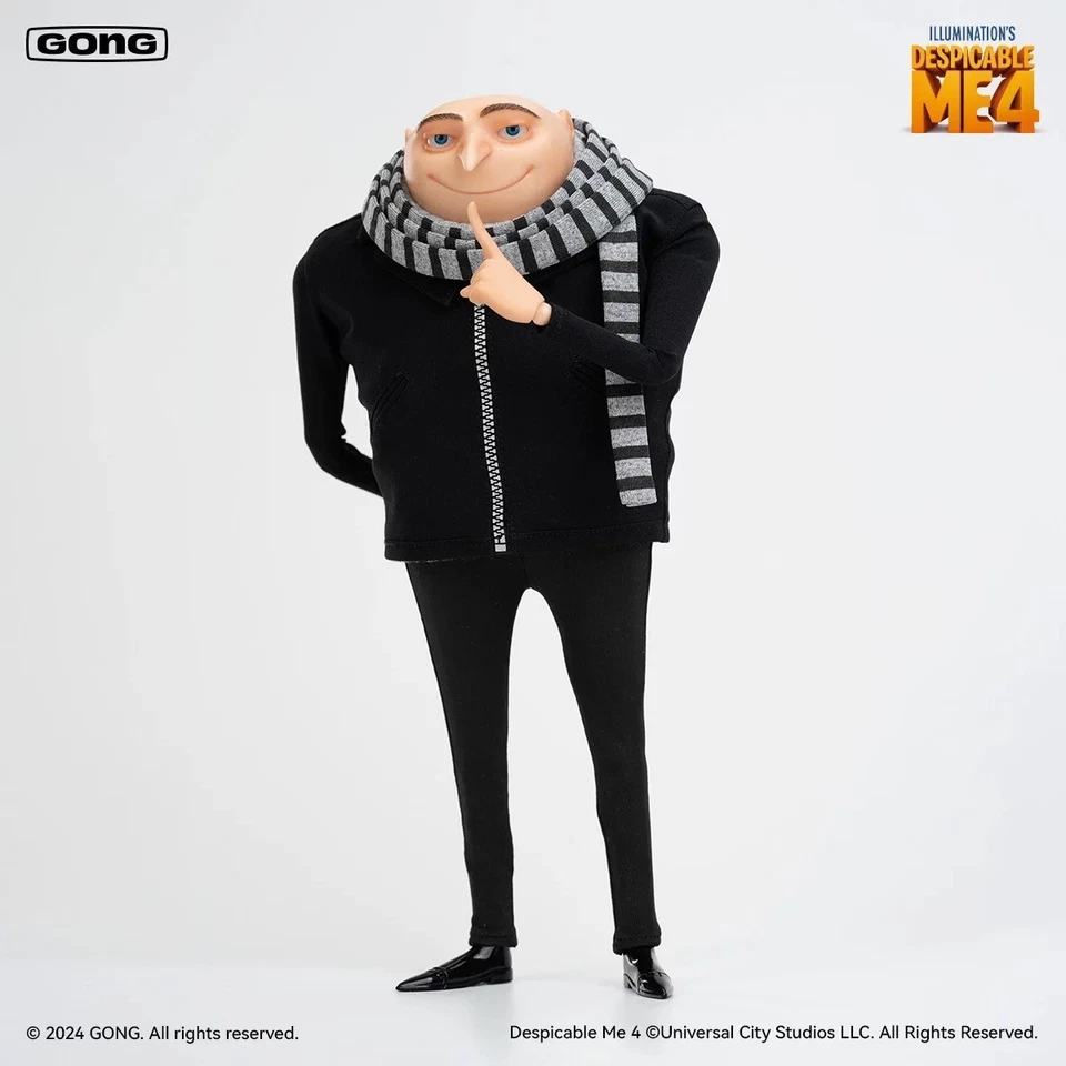 Gong Despicable Me Gru 1/8 Collectible Plain Clothes Action Figure Gru Authenti - Image 3 of 4