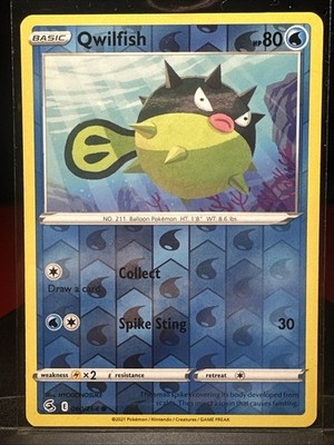 Qwilfish 060/264 Swsh08: Fusion Strike Reverse Holo
