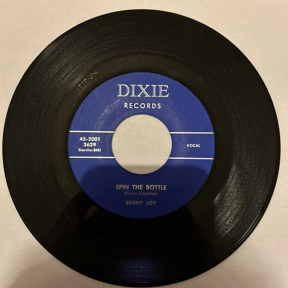 Benny Joy - Spin The Bottle / Steady With Betty - Rare 7" Vinyl 1958: Rockabilly - Image 2 of 4