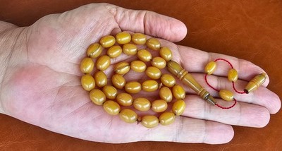 Amber Bekelite Prayer Worry Beads  Tasbih Tasbeeh