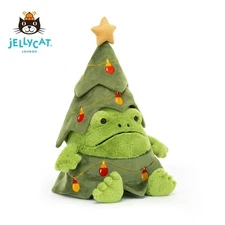 Christmas Tree Ricky Rain Frog ToyJellycatDoll Green 26cm Plush Doll Gifts NWT
