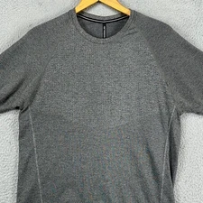 Ten Thousand Adult Mens The Seamless Tee T-Shirt Large Grey Crewneck Nylon Blend