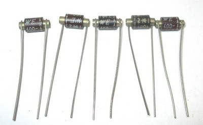Lot Of 5 Western Electric 400A Germanium Point Contact Diodes NOS