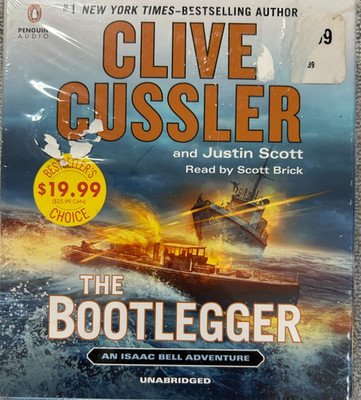 ''Bootlegger'' by Justin Scott and Clive Cussler (2015, Compact Disc)