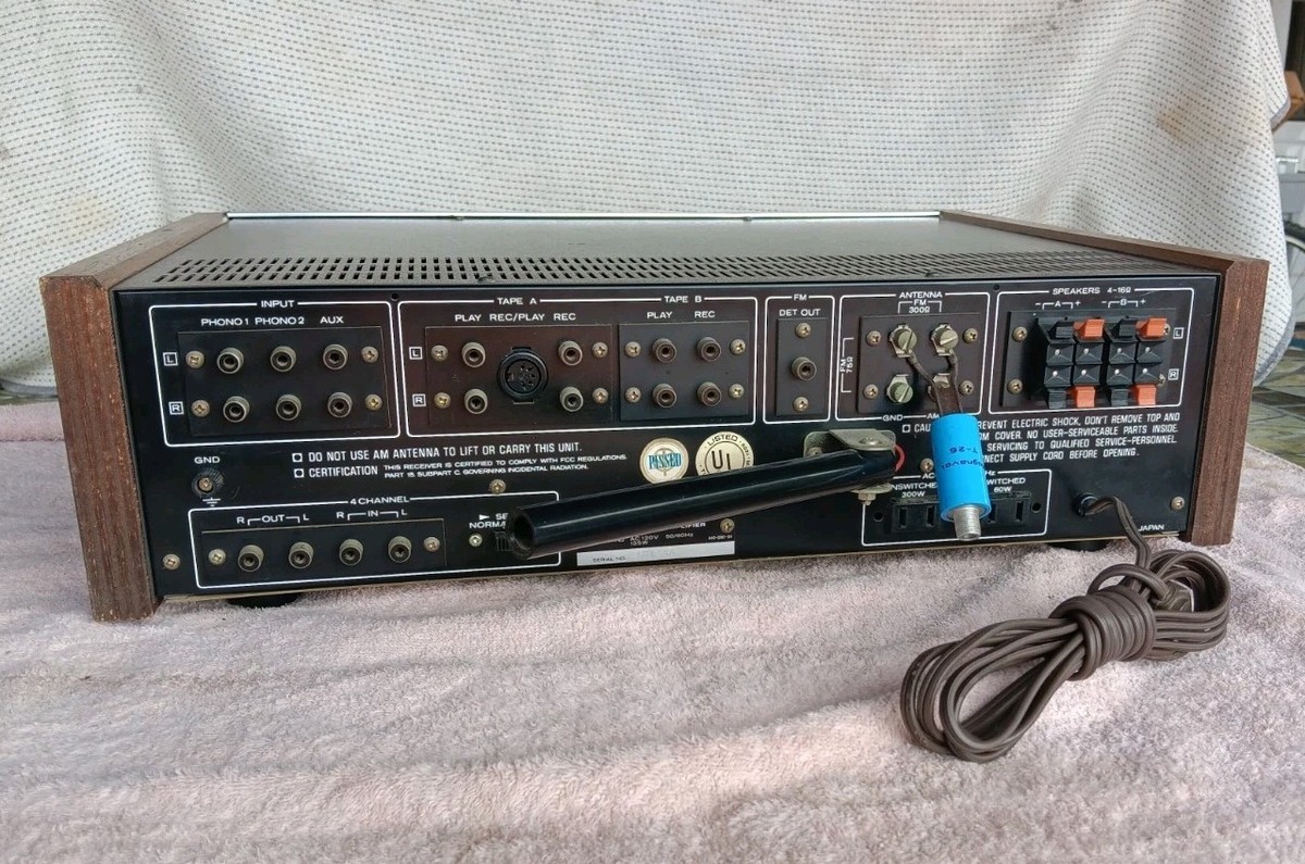 Ampli-tuner Vintage Kenwood KR-4400 – Récepteur AV Japonais, 2 Canaux, état Fonctionnel