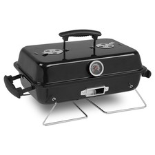 Portable Charcoal Grill Tabletop Outdoor Barbecue Smoker for BBQ Cooking Camping